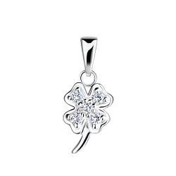 Wholesale Sterling Silver Clover Pendant - JD21501