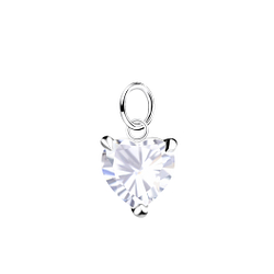 Wholesale Sterling Silver Heart Pendant - JD21514