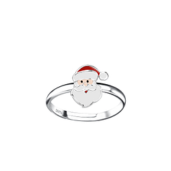 Wholesale Sterling Silver Santa Adjustable Ring - JD20783