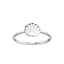 Wholesale Sterling Silver Shell Ring - JD21747