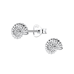 Wholesale Sterling Silver Spiral Shell Ear Studs - JD21828