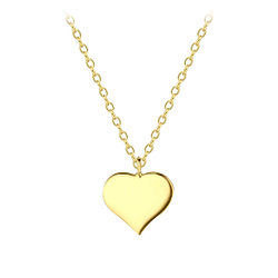 Wholesale Sterling Silver Heart Necklace - JD21599