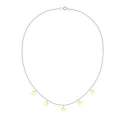 Wholesale Sterling Silver Star Necklace - JD8704