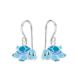 Wholesale Sterling Silver Turtle Earrings - JD11571