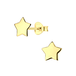 Wholesale Sterling Silver Star Ear Studs - JD22051