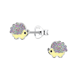 Wholesale Sterling Silver Hedgehog Ear Studs - JD22028