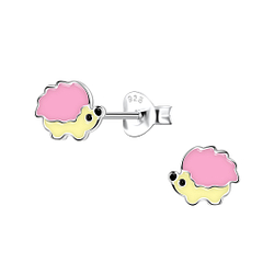 Wholesale Sterling Silver Hedgehog Ear Studs - JD22026