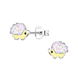 Wholesale Sterling Silver Hedgehog Ear Studs - JD22027