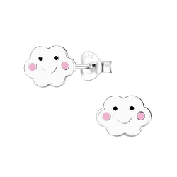 Wholesale Sterling Silver Cloud Ear Studs - JD22223