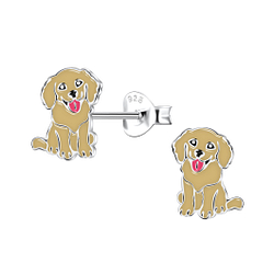 Wholesale Sterling Silver Dog Ear Studs - JD22065