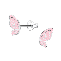 Wholesale Sterling Silver Butterfly Ear Studs - JD22098