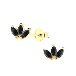 Wholesale Sterling Silver Flower Ear Studs - JD22231