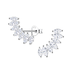 Wholesale Sterling Silver Geometric Ear Studs  - JD22432