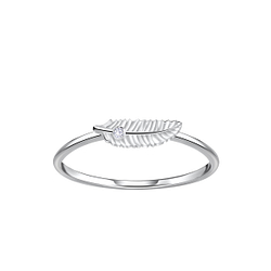 Wholesale Sterling Silver Leaf Ring - JD23038