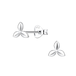 Wholesale Sterling Silver Flower Ear Studs  - JD22421