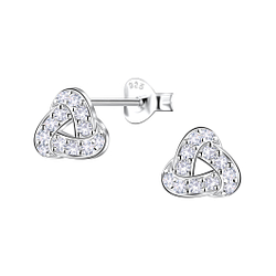 Wholesale Sterling Silver Geometric Ear Studs - JD22915