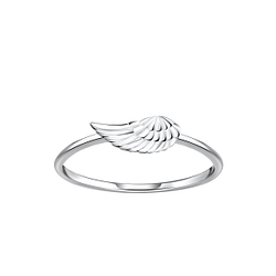Wholesale Sterling Silver Wing Ring - JD23330