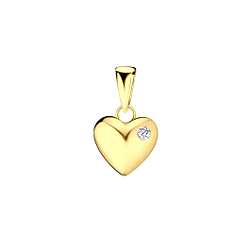 Wholesale Sterling Silver Heart Pendant - JD23407 Wholesale Sterling Silver Heart Pendant - JD23407