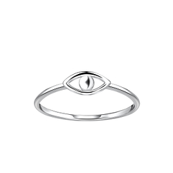 Wholesale Sterling Silver Evil Eye Ring - JD23033 Wholesale Sterling Silver Evil Eye Ring - JD23033