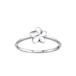 Wholesale Sterling Silver Flower Ring - JD23044
