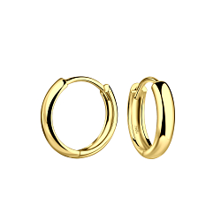 Wholesale 13mm Sterling Silver Huggie Earrings - JD23222