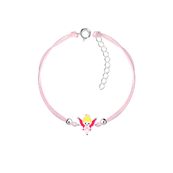 Wholesale Sterling Silver Fairy Cord Bracelet - JD9934