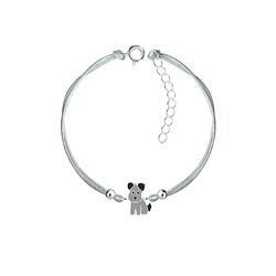 Wholesale Sterling Silver Dog Bracelet - JD23233