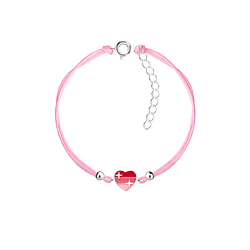 Wholesale Sterling Silver Heart Bracelet - JD23237
