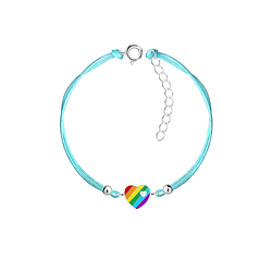 Wholesale Sterling Silver Heart Bracelet - JD23229