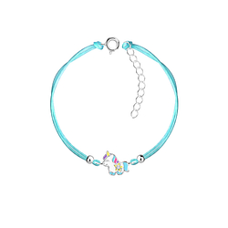 Wholesale Sterling Silver Unicorn Bracelet - JD23228