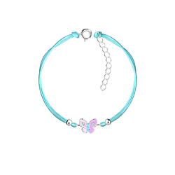 Wholesale Sterling Silver Butterfly Bracelet - JD23227
