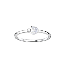 Wholesale Sterling Silver Geometric Opened Ring - JD23724