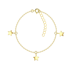 Wholesale Sterling Silver Star Bracelet - JD22251
