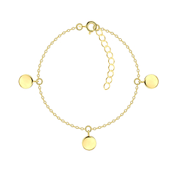Wholesale Sterling Silver Round Bracelet - JD22253