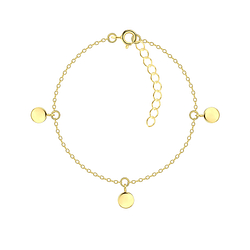 Wholesale Sterling Silver Round Bracelet - JD23425