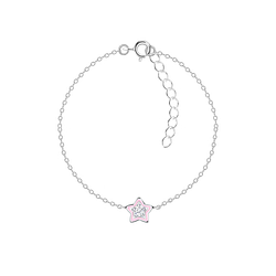 Wholesale Sterling Silver Star Bracelet - JD22290