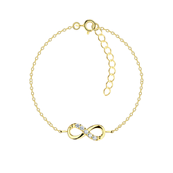 Wholesale Sterling Silver Infinity Bracelet - JD22131