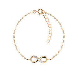 Wholesale Sterling Silver Infinity Bracelet - JD22132