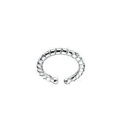 Wholesale Sterling Silver Patterned Ear Cuff - JD23129