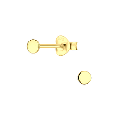 Wholesale Sterling Silver Round Ear Studs - JD23097