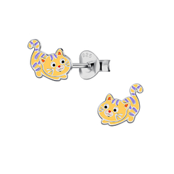 Wholesale Sterling Silver Cat Ear Studs - JD22275