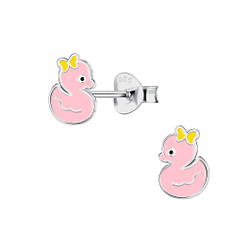 Wholesale Sterling Silver Duck Ear Studs - JD22276
