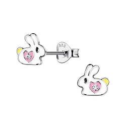 Wholesale Sterling Silver Rabbit Ear Studs - JD23212
