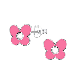 Wholesale Sterling Silver Butterfly Ear Studs - JD22151