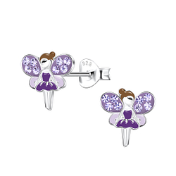 Wholesale Sterling Silver Fairy Ear Studs - JD22075