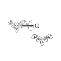 Wholesale Sterling Silver Geometric Ear Studs  - JD23354