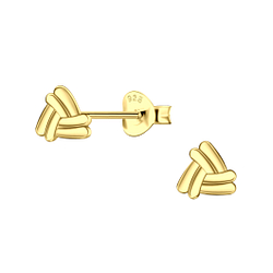 Wholesale Sterling Silver Triangle Ear Studs - JD22046
