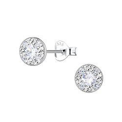 Wholesale Sterling Silver Geometric Ear Studs - JD22004