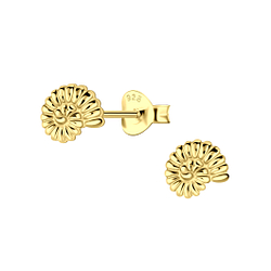 Wholesale Sterling Silver Spiral Shell Ear Studs - JD22049