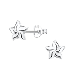 Wholesale Sterling Silver Starfish Ear Studs - JD23273